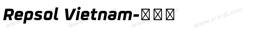 Repsol Vietnam字体转换